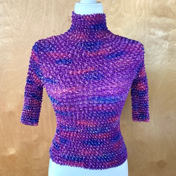 Tops - Vintage 90’s Magic Bubble Tie Dye Stretch Shirt